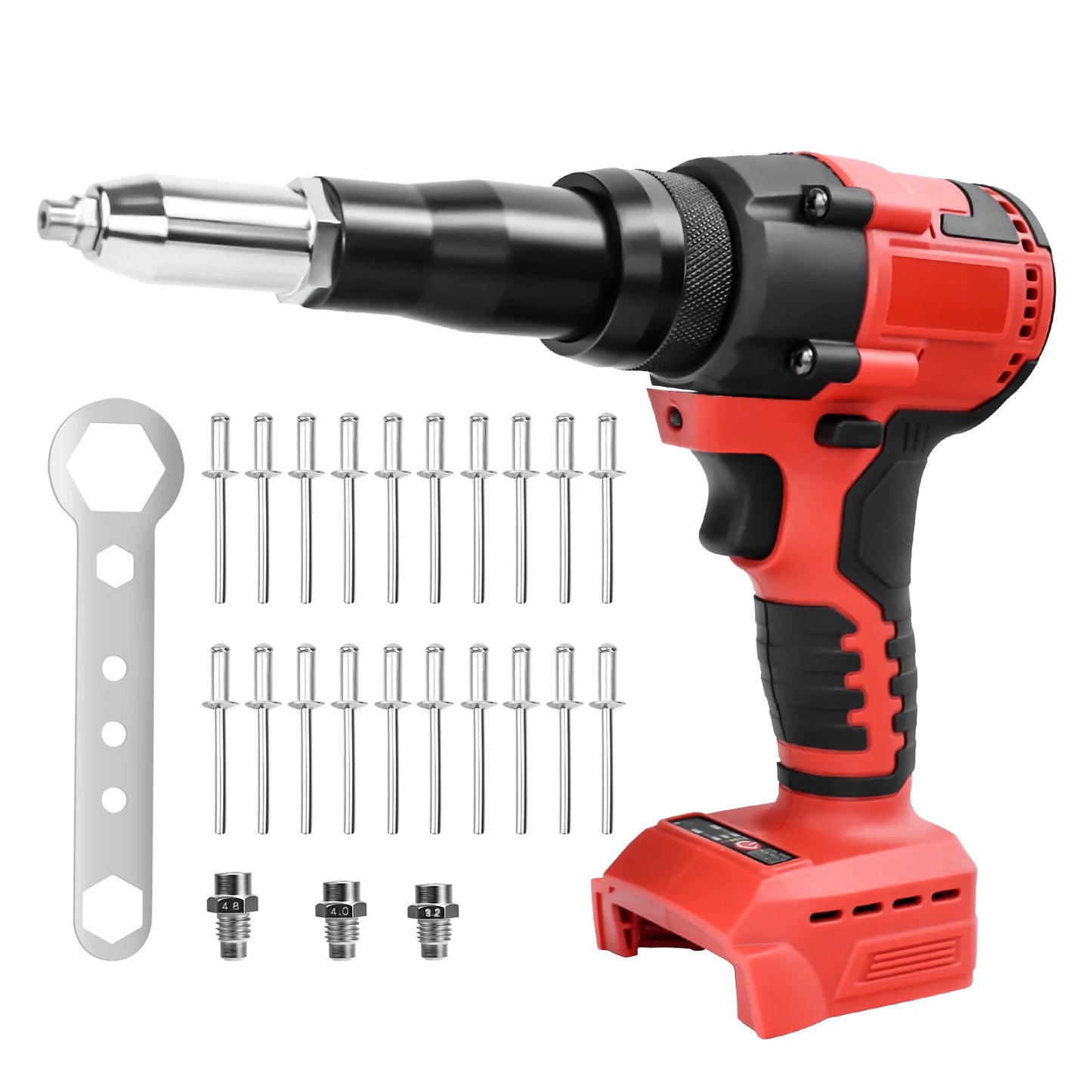 Milwaukee compatible Brushless Electric Rivet Gun 2.4-4.8mm