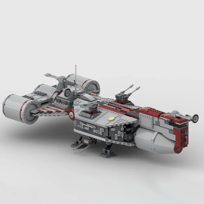 Star Wars JV 1755PCS star battle Movie Series MOC UCS C70 Frigate Model DIY creative ideas Child Toy Assembly Puzzle Birthday Gift MOC-7964