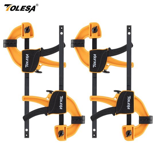 Tolesa A7BC1003 Bar Clamp Set 4pk– Compact Strength in Every Grip