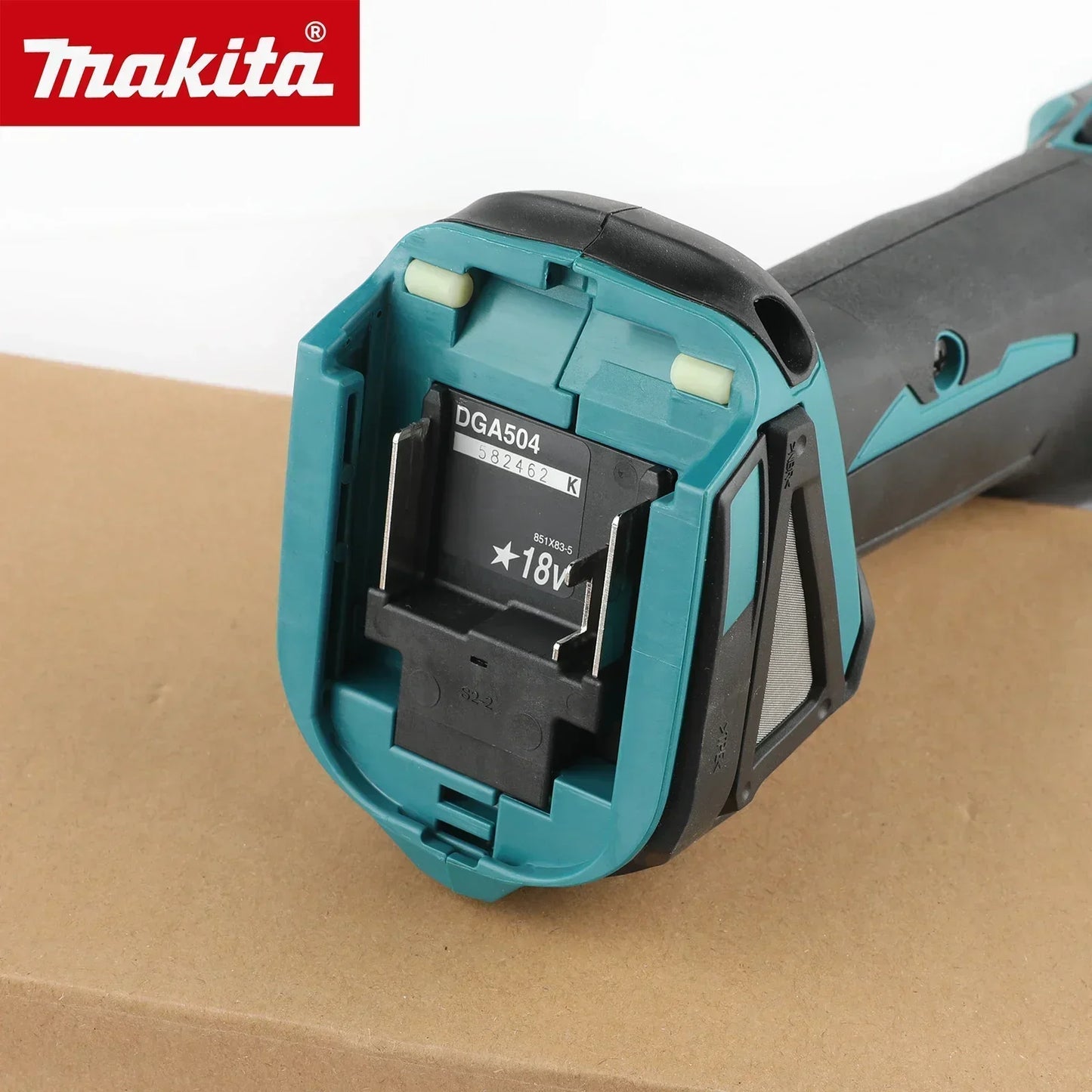 Makita DGA504 18V 125mm Brushless Lithium Battery Angle Grinder Rechargeable Cutting Machine Multi-functional All-in-one B