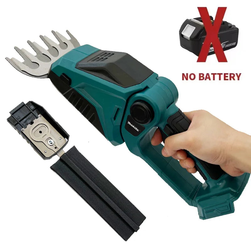 Makita 18V JV Cordless Hedge Trimmer 2-in-1 Mini Handheld Electric Grass Shears Operated Shrubbery Trimmer for Garden for 18V Battery