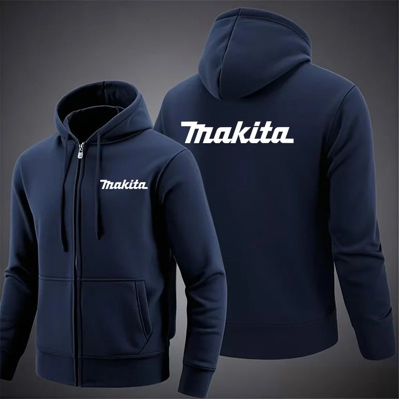 Makita Unisex Zipped Hooded Jacket