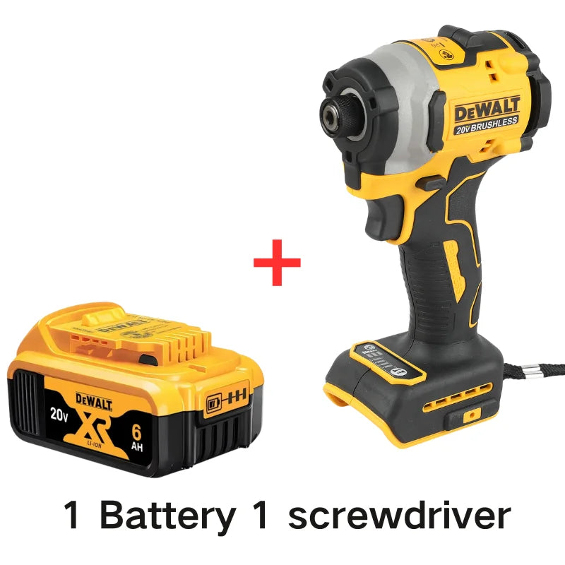 Dewalt 18V 20V Max 850 Driver Impact Drive TBW Electric Drive 20V Lithium Battery Brushless Electric Multi-Function Screwdriver High Torque Tool