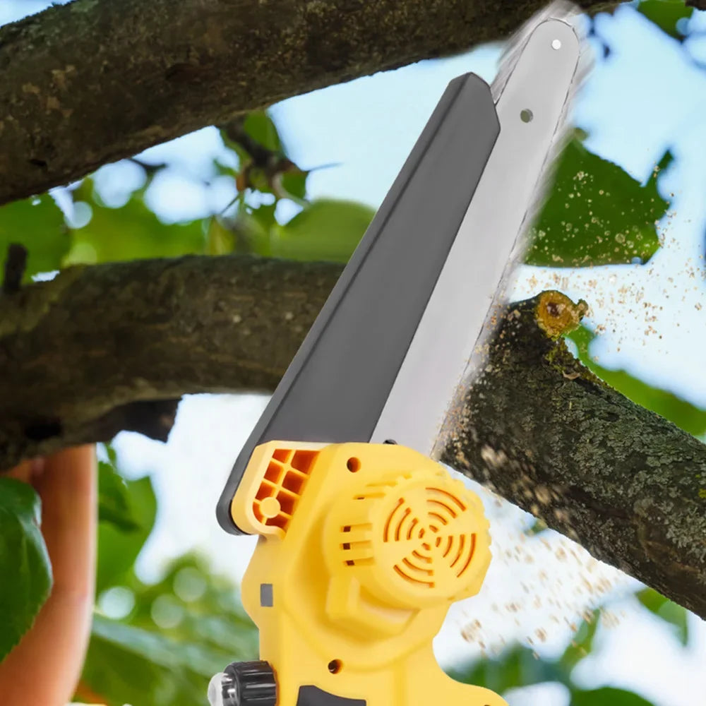 Makita Compatible 18V MELLWIN 4500W 8 inch Brushless Electric Pruning Saw Cordless Rechargeable Woodworking Saw Power Tool For Makita 18V Battery Pin