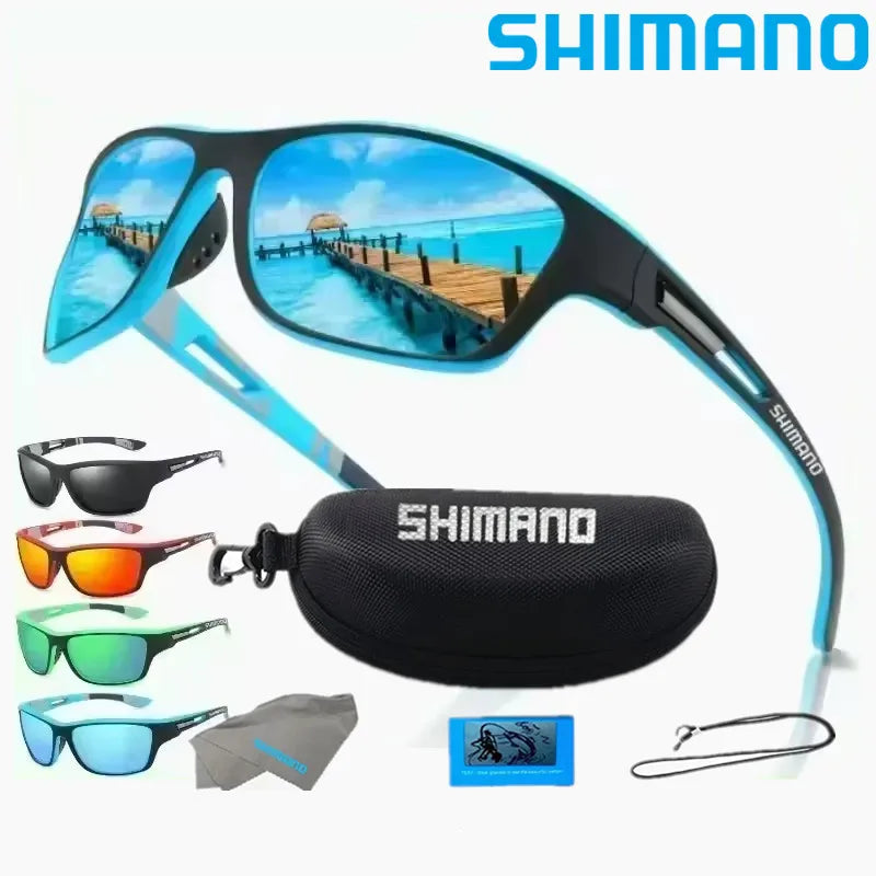 Shimano Unisex Polarized Sunglasses UV400 Outdoor Sports Protective Fashion Sunglasses for Hunting Fishing Driving And Cycling