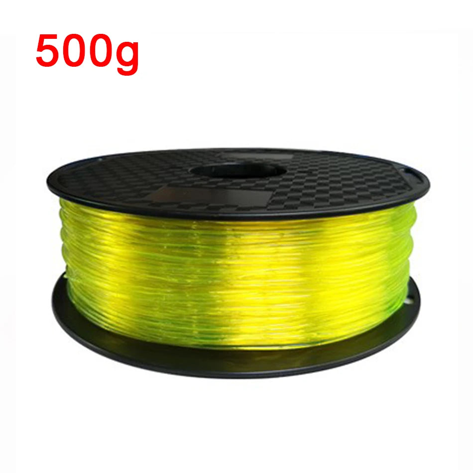 3D Printing JV 1.75mm Flexible TPU 3D Printing Filament No Bubble Non-toxic Sublimation 3D Printer Plastic Material TPU Filament 0.5KG/0.25KG
