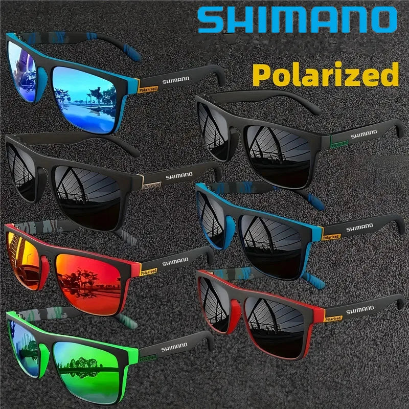 SHIMANO JV Polarized UV400 Protective Sunglasses for Men and Women Outdoor Sports Hunting Fishing Cycling Driving Fashion