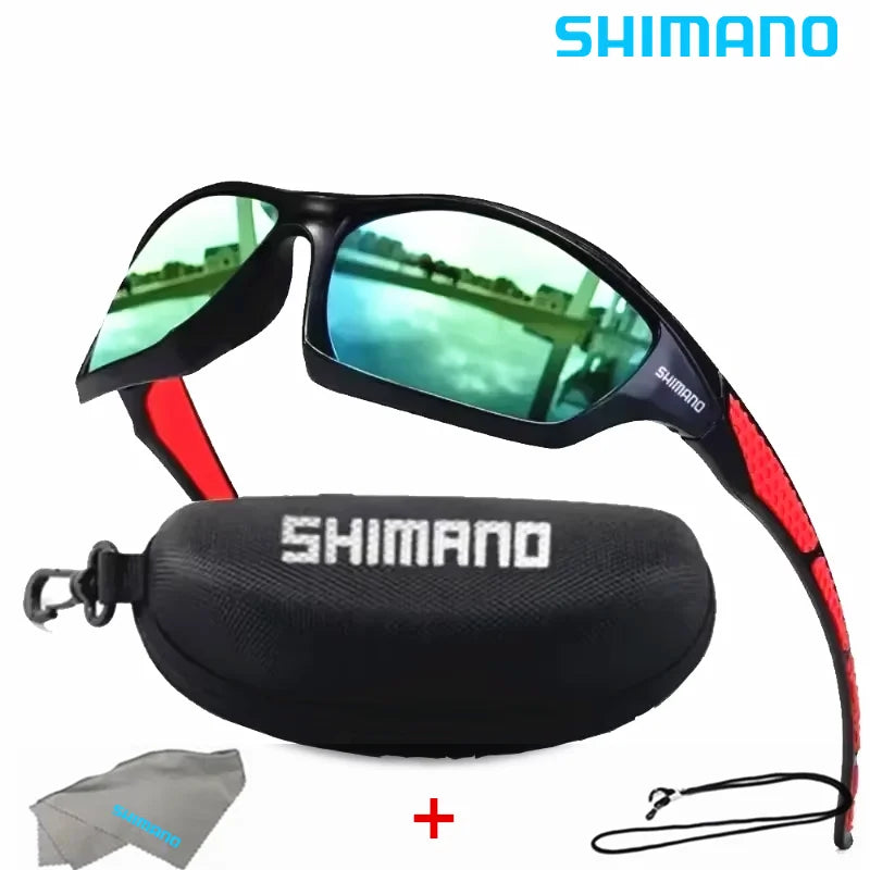 Shimano JV Men and Women Fishing Glasses, Outdoor Sports Sunglasses, Mountain and Road Cycling Glasses