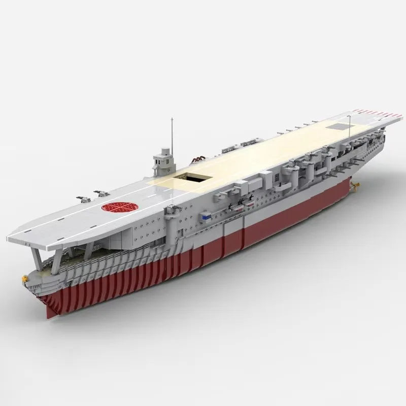 Kaga JV New 5229PCS WW2 Military MOC1:200 scale Kaga aircraft carrier warship Model DIY creative ideas Child Toy Assembly Puzzle Gift