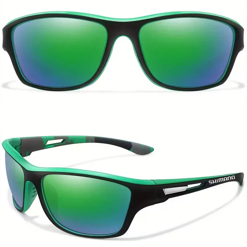 Shimano Unisex Polarized Sunglasses UV400 Outdoor Sports Protective Fashion Sunglasses for Hunting Fishing Driving And Cycling