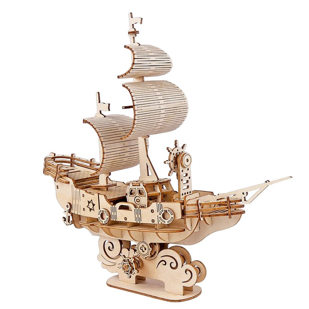 Model JV DIY 3D Wooden Puzzle Model Animal Montessori Toys for Children Crafts Dachshund Skeleton Assembly Gift Set for Kids Adults Teens