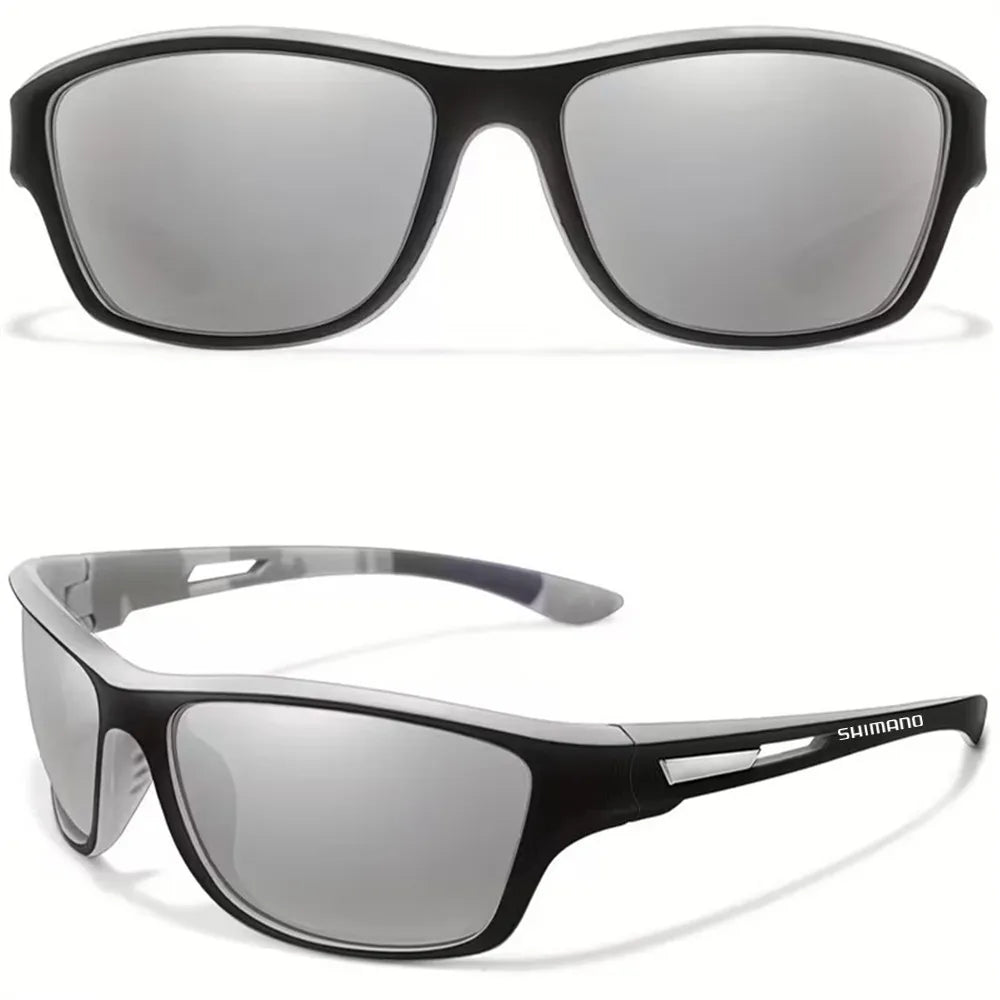 Shimano Unisex Polarized Sunglasses UV400 Outdoor Sports Protective Fashion Sunglasses for Hunting Fishing Driving And Cycling
