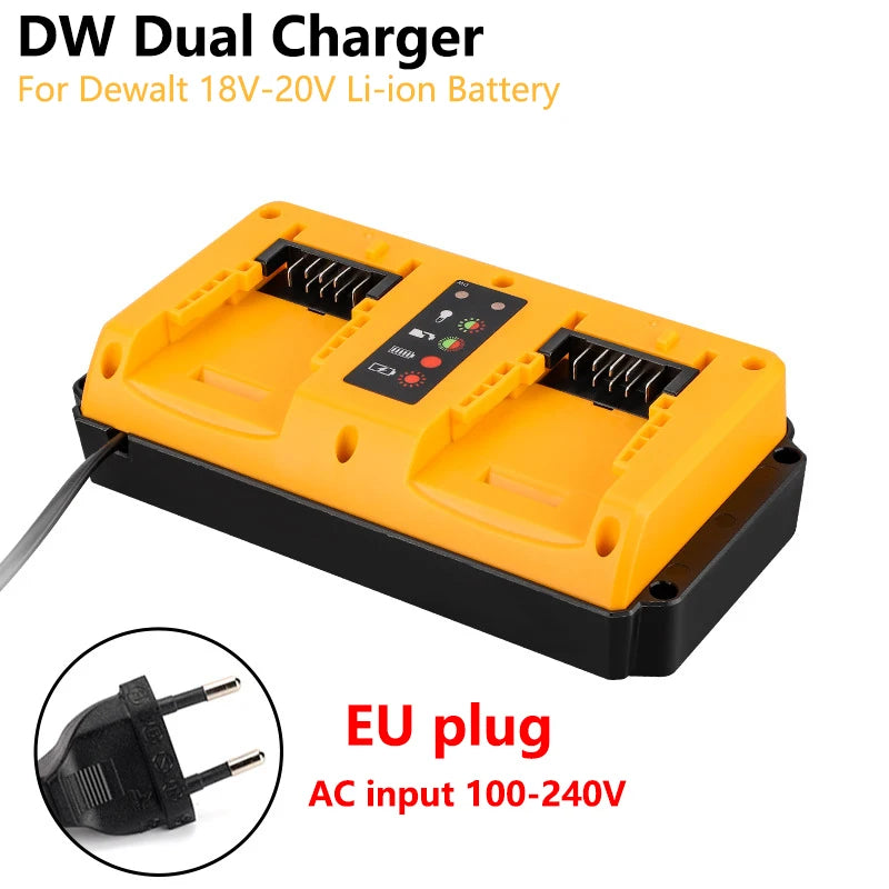 DeWalt compatible Dual Ports Charger 18V-20V