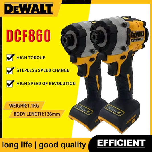 Dewalt DCF860 18V - 20V Max Cordless Compact Drill / Driver 20V Brushless Electric Drill Screwdriver Rechargeable Power Tools Upgraded