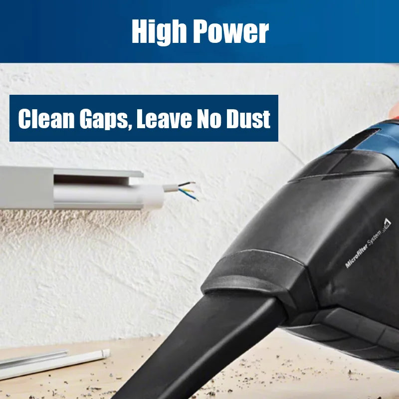 Bosch GAS 12V Cordless Vacuum Cleaner Powerful Cyclone Household Portable Handheld Dust Extractor Mini Home Car Vacuum Clean