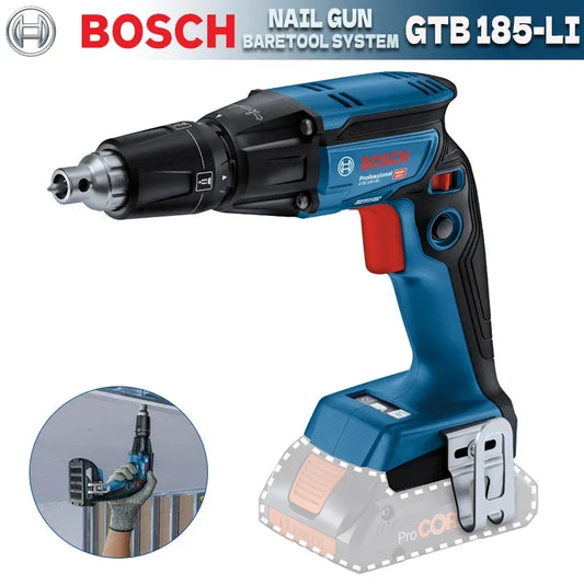 BOSCH GTB 185-LI 18V Drywall Screw Screwdriver Bare Tool Professional 18V Brushless Cordless Staple Guns Bosch Power Tool