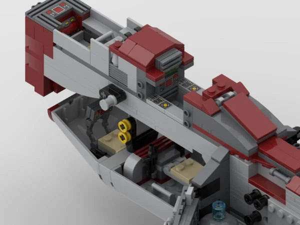 Star Wars JV 1755PCS star battle Movie Series MOC UCS C70 Frigate Model DIY creative ideas Child Toy Assembly Puzzle Birthday Gift MOC-7964