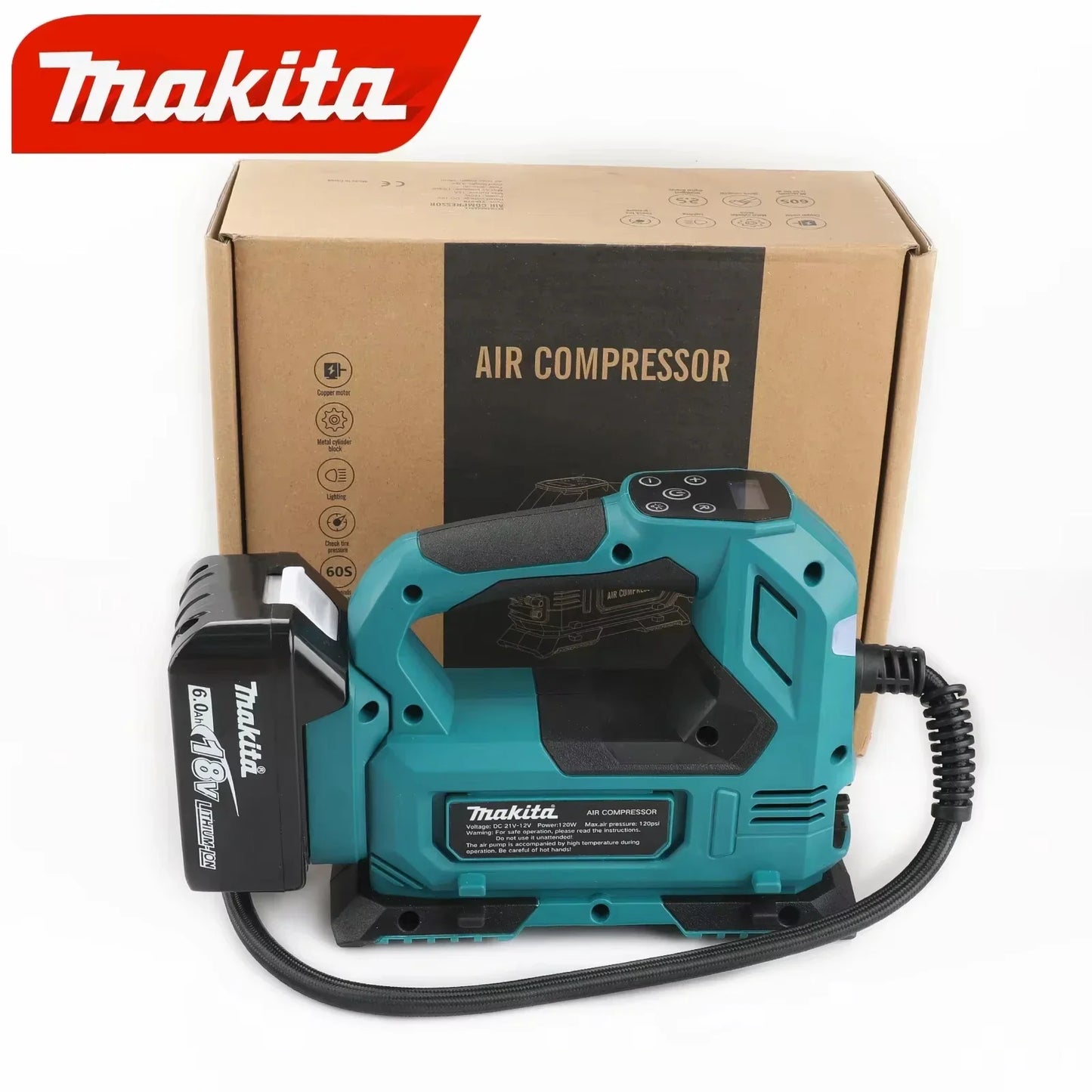 Makita DYS60 18V 161psi Inflator Air Compressor