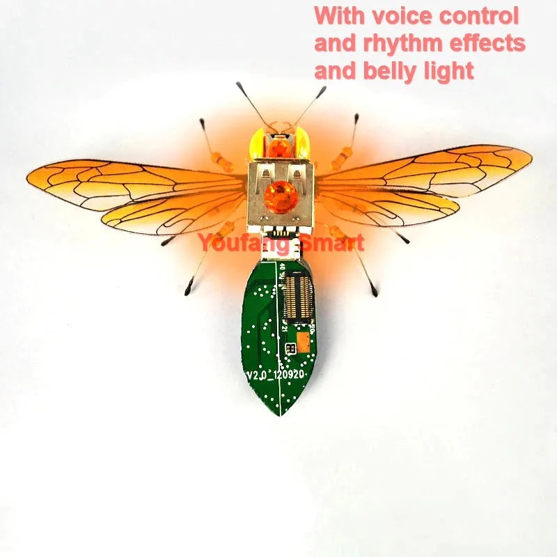 Robot JV STEAM DIY Robotic Insects Science Invention Electronic Animal for School Competition Non-soldered DIY Kit Stem Toys Robot Animal