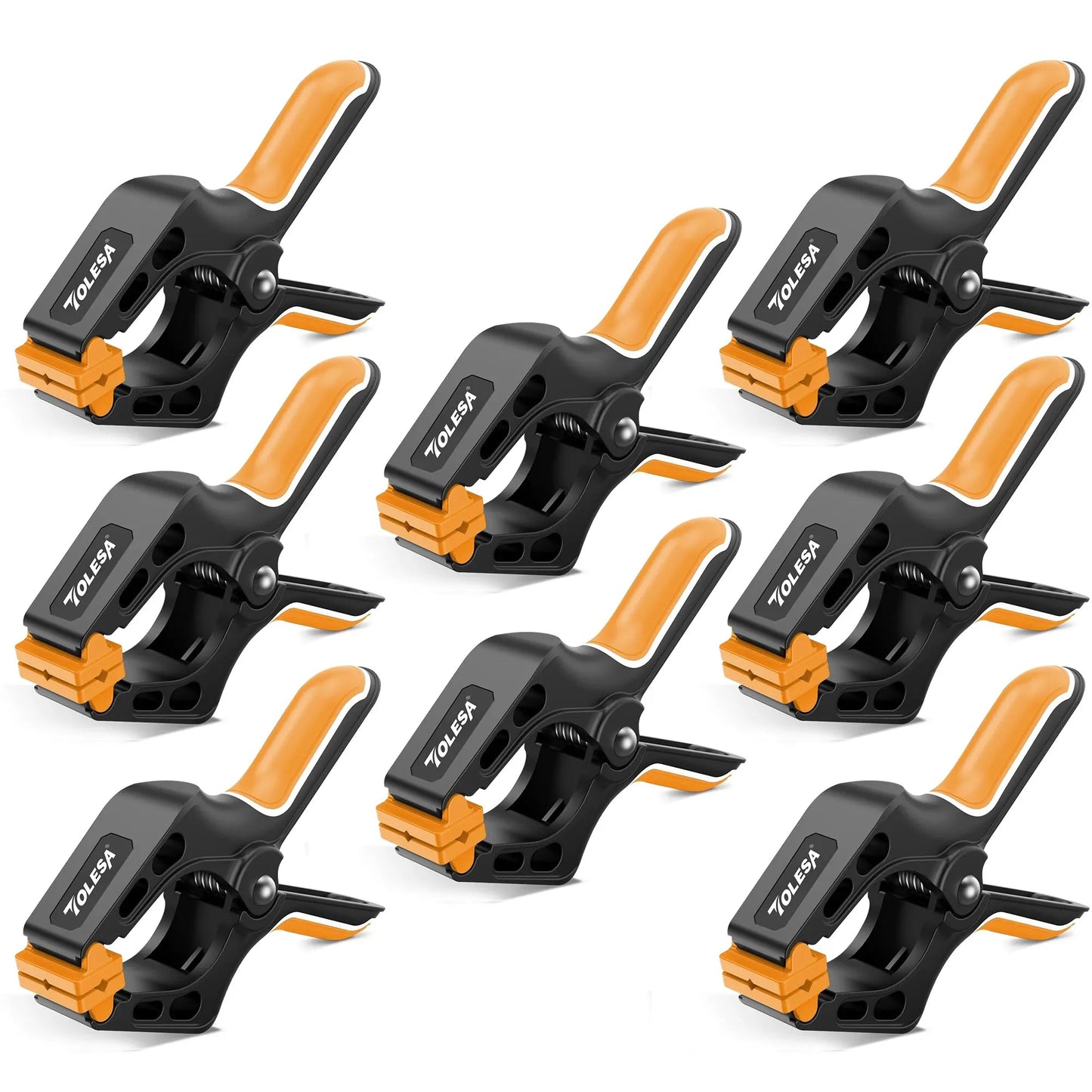Tolesa T8SC1001 4" Spring Clamps 8pk – Grip, Flex, Repeat