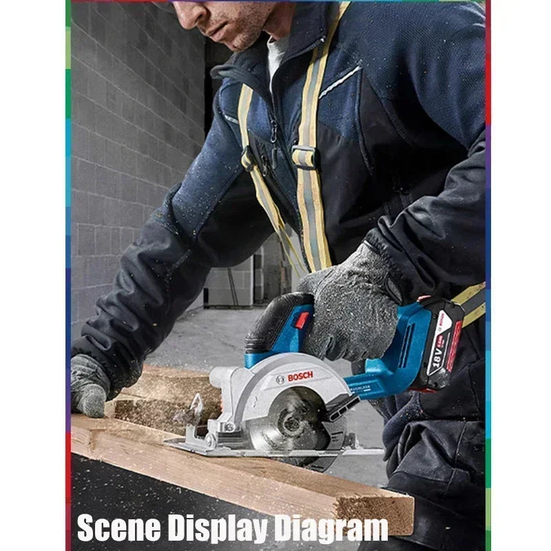 BOSCH Electric Circular Saw 18V Brushless Cordless 125mm Multi-Angle Carpentry Cutting Machine Bosch Power Tools GKS 18V-44