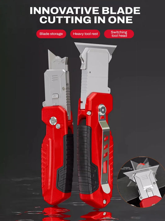 Delixi Multifunctional Retractable Utility Knife and scraper.