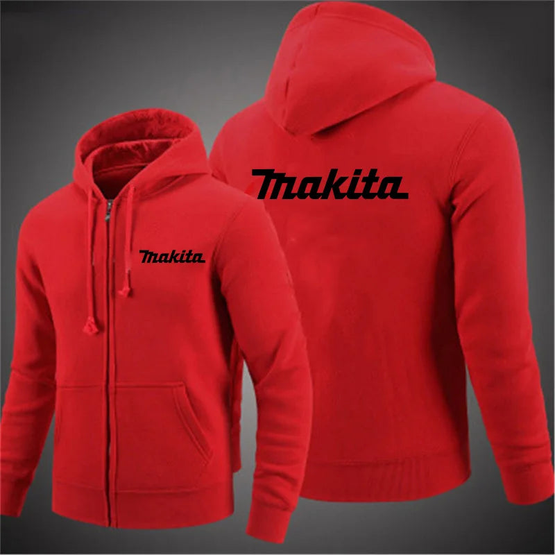 Makita Unisex Zipped Hooded Jacket