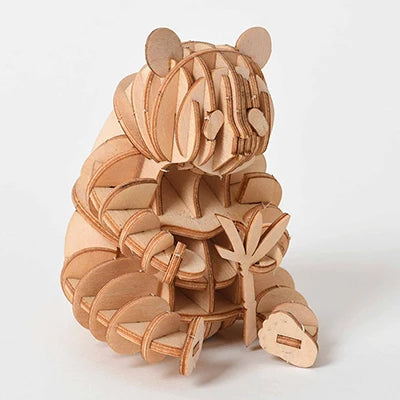 Model JV DIY 3D Wooden Puzzle Model Animal Montessori Toys for Children Crafts Dachshund Skeleton Assembly Gift Set for Kids Adults Teens