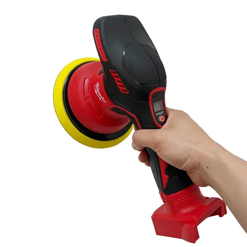 Milwaukee 18V Polisher 8 Gears Milwaukee Cordless Digital Display Electric Polisher Auto Car Waxing Polishing Machine For Lithium Battery