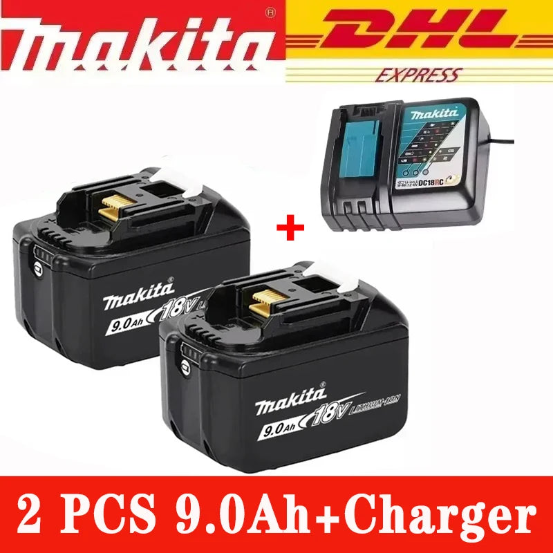 Makita Original 18V 5.0ah, 6.0ah and 9.0ah battery and charger Combo