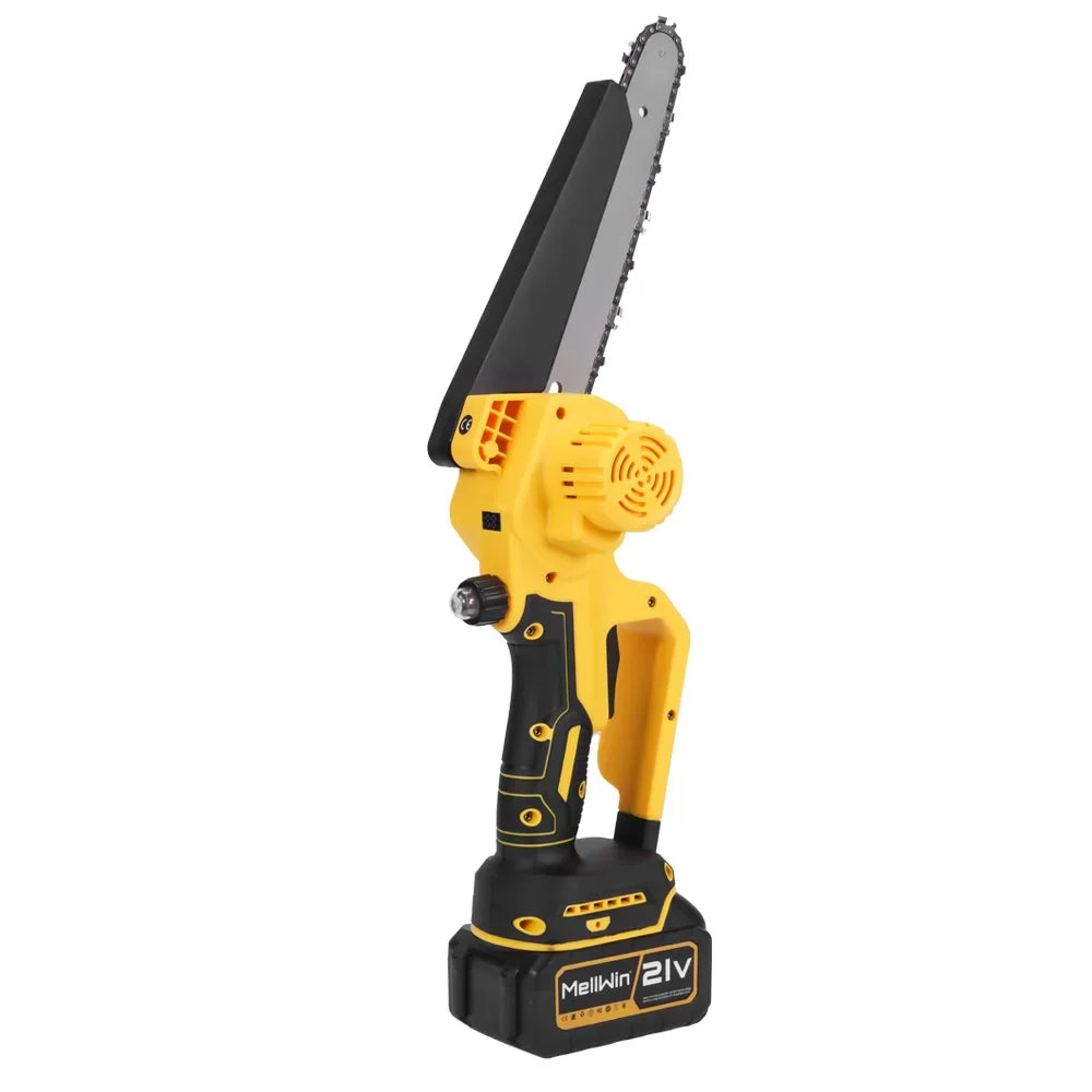 Makita Compatible 18V MELLWIN 4500W 8 inch Brushless Electric Pruning Saw Cordless Rechargeable Woodworking Saw Power Tool For Makita 18V Battery Pin