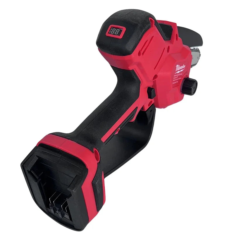 Milwaukee 18V TBW 6-inch mini–Chain Saw Mini Cordless Electric Saw Handheld Garden Logging Chainsaw Wood Cutting Power Tool For 18V Battery