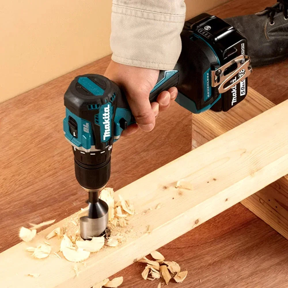 Makita Original 18V DDF487 Cordless Driver Drill Brushless Electric Impact Screwdriver Rechargeable Power Tool 18V