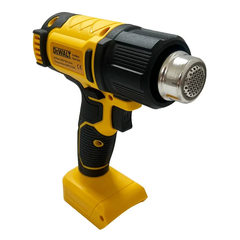 Dewalt 18V 20V Heat Gun Digital Display Electric Air Guns Cordless Heat Gun With 3 Nozzles Industrial Shrink Wrapping Hot Air Gun for 20V Battery