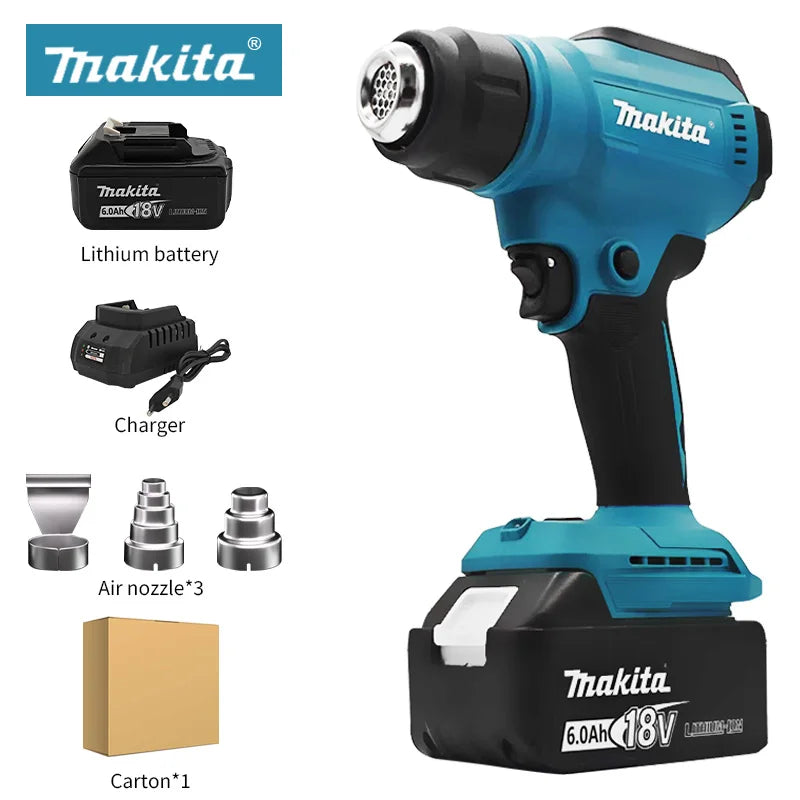 Makita 18V 550°C Temperature Control Heat Gun
