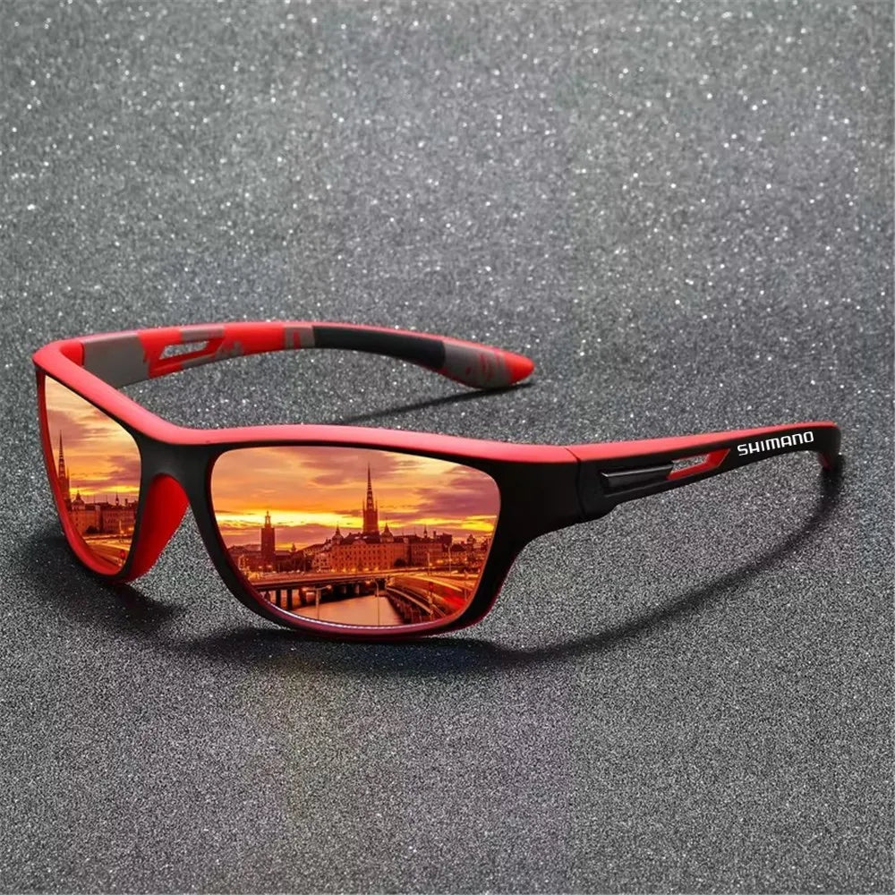 Shimano Unisex Polarized Sunglasses UV400 Outdoor Sports Protective Fashion Sunglasses for Hunting Fishing Driving And Cycling