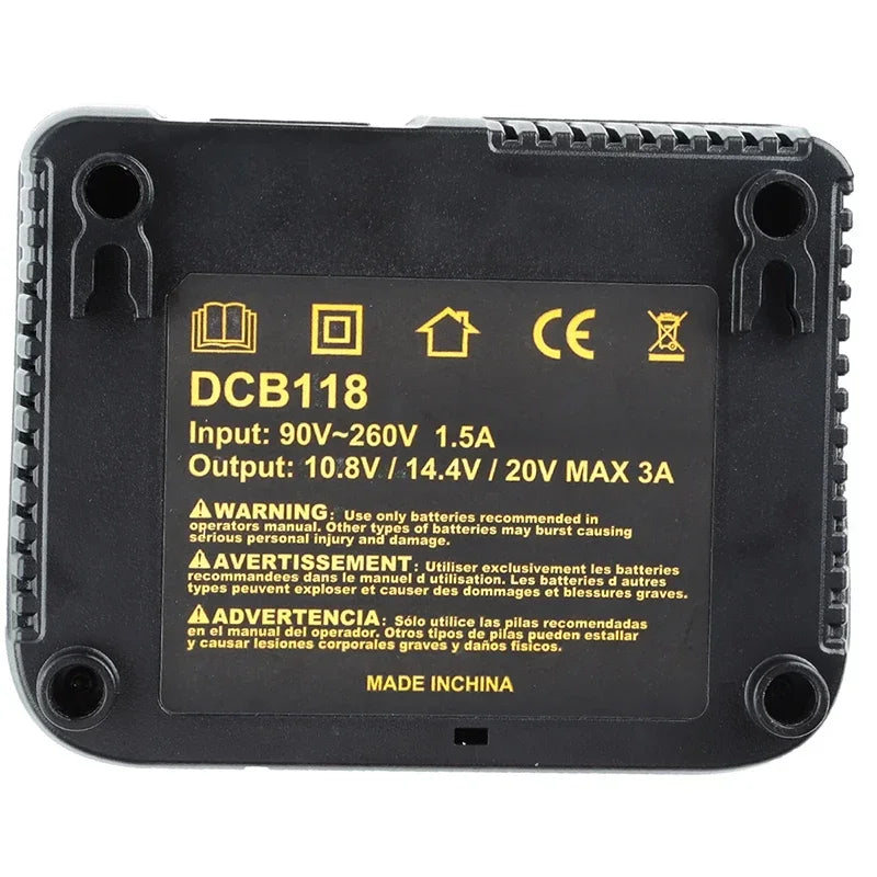DeWalt Compatible DCB118 18V - 20V Single port charger