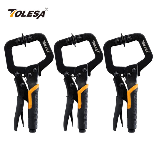 Tolesa AET1FC0601 Jig Face Clamp 3PK – Flush Holding, Firm Grip