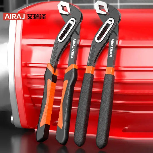AIRAJ 8", 10" &amp; 12" Adjustable Pliers – Grip Big, Work Smart