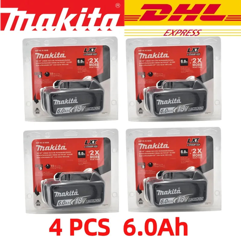 Original Makita 18V 6.0Ah Battery TBW