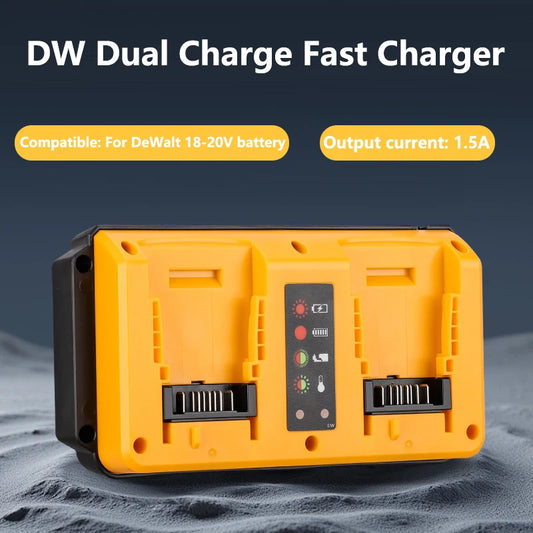 DeWalt compatible Dual Ports Charger 18V-20V