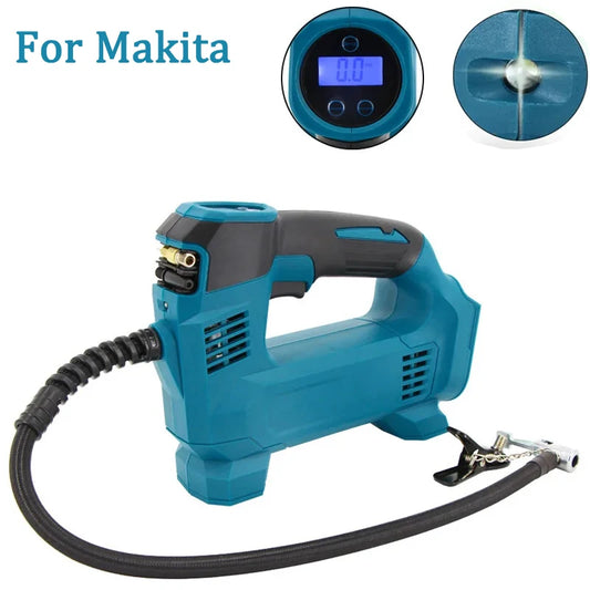 Makita compatible 18V JV Electric Cordless Air Pump for 18V Makita Battery Powered Compressor Inflatable Pump Digital Display Inflator Car Tire Air Pump