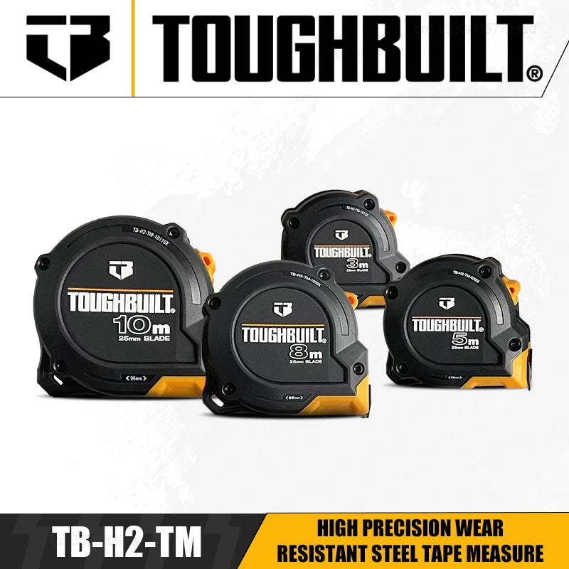 TOUGHBUILT Tape measure. 3m, 5m, 8m or 10m.