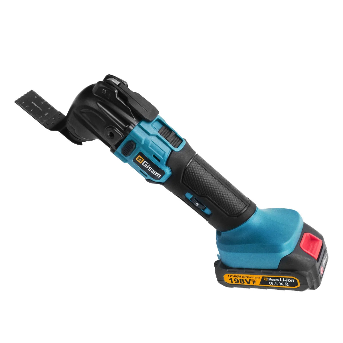 Makita Compatible 18V Gisam 20000OPM Brushless Oscillating Multi Tools Function Tool 6Gears Electric Saw Trimmer Shovel for Makita 18V Battery Pin
