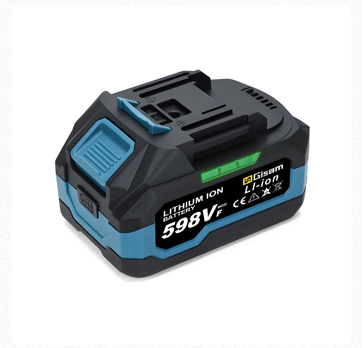 Makita Compatible 18V Gisam Rechargeable Battery 4.0AH 6.0AH Power Tool Lithium battery Led indicator batteries Pack For Makita 18v Battery Pins