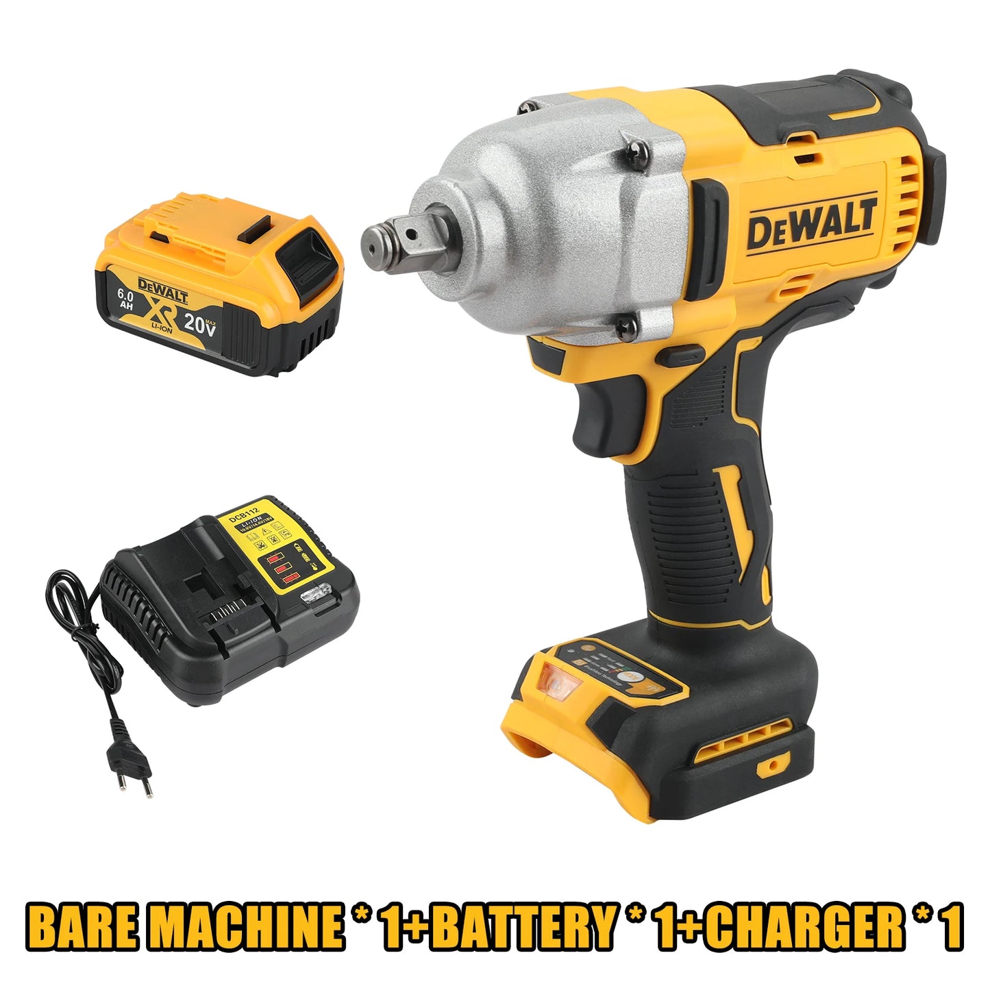 DEWALT DCF900 18V 20V Max Brushless Cordless Wrench  1/2" Compact Inch High Torque Three-Speed Adjustment Pneumatic Barrel Tire Removal
