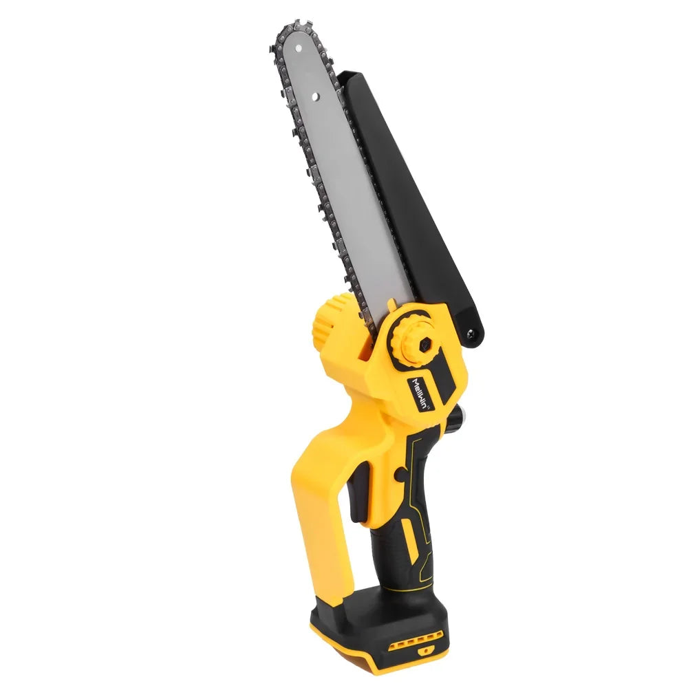 Makita Compatible 18V MELLWIN 4500W 8 inch Brushless Electric Pruning Saw Cordless Rechargeable Woodworking Saw Power Tool For Makita 18V Battery Pin