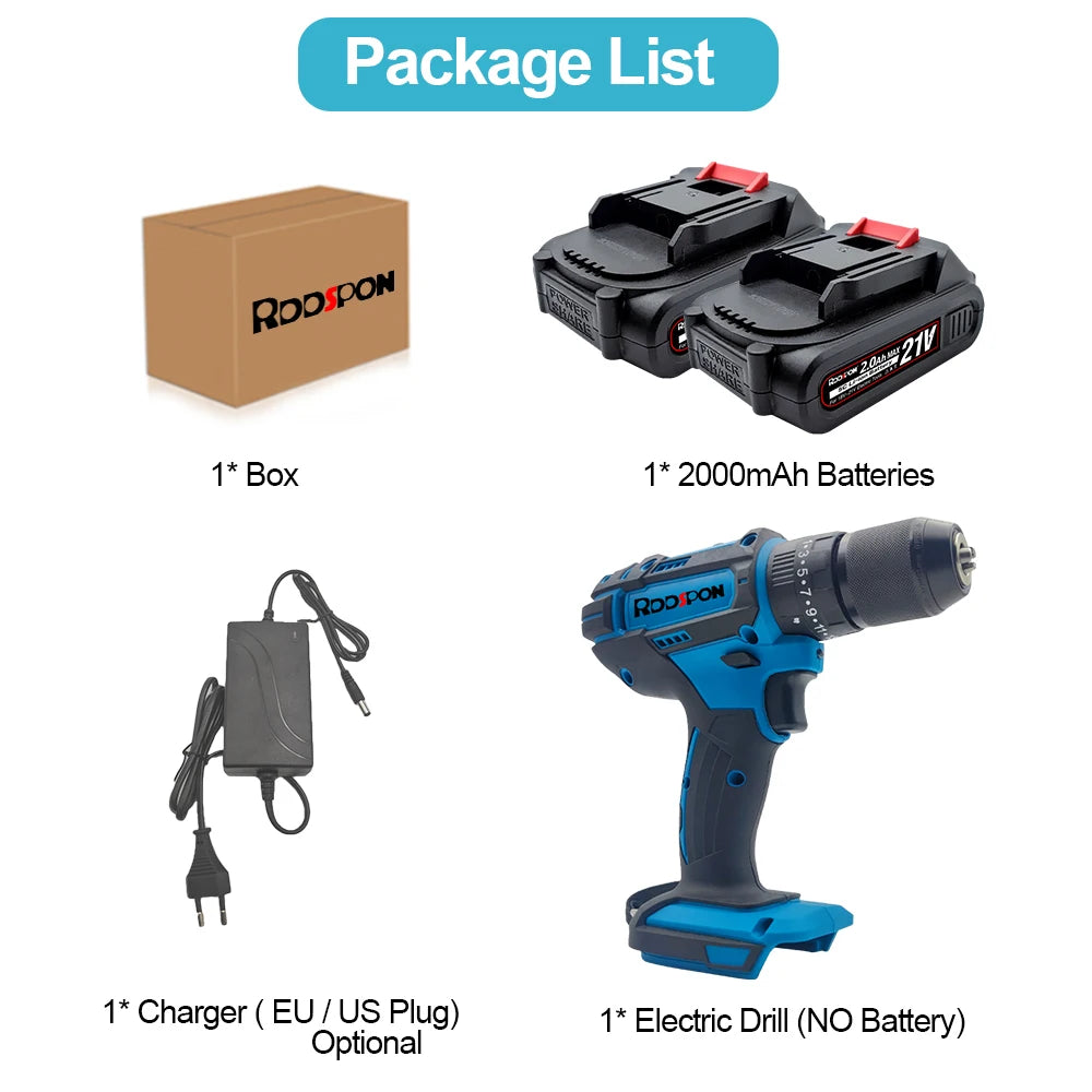 Makita Compatible 18V JV RDDSPON 13mm Cordless Electric Drill Screwdriver 25+3 Torque 520N.M Impact Hammer Drill Power Tool For Makita 18v Battery News