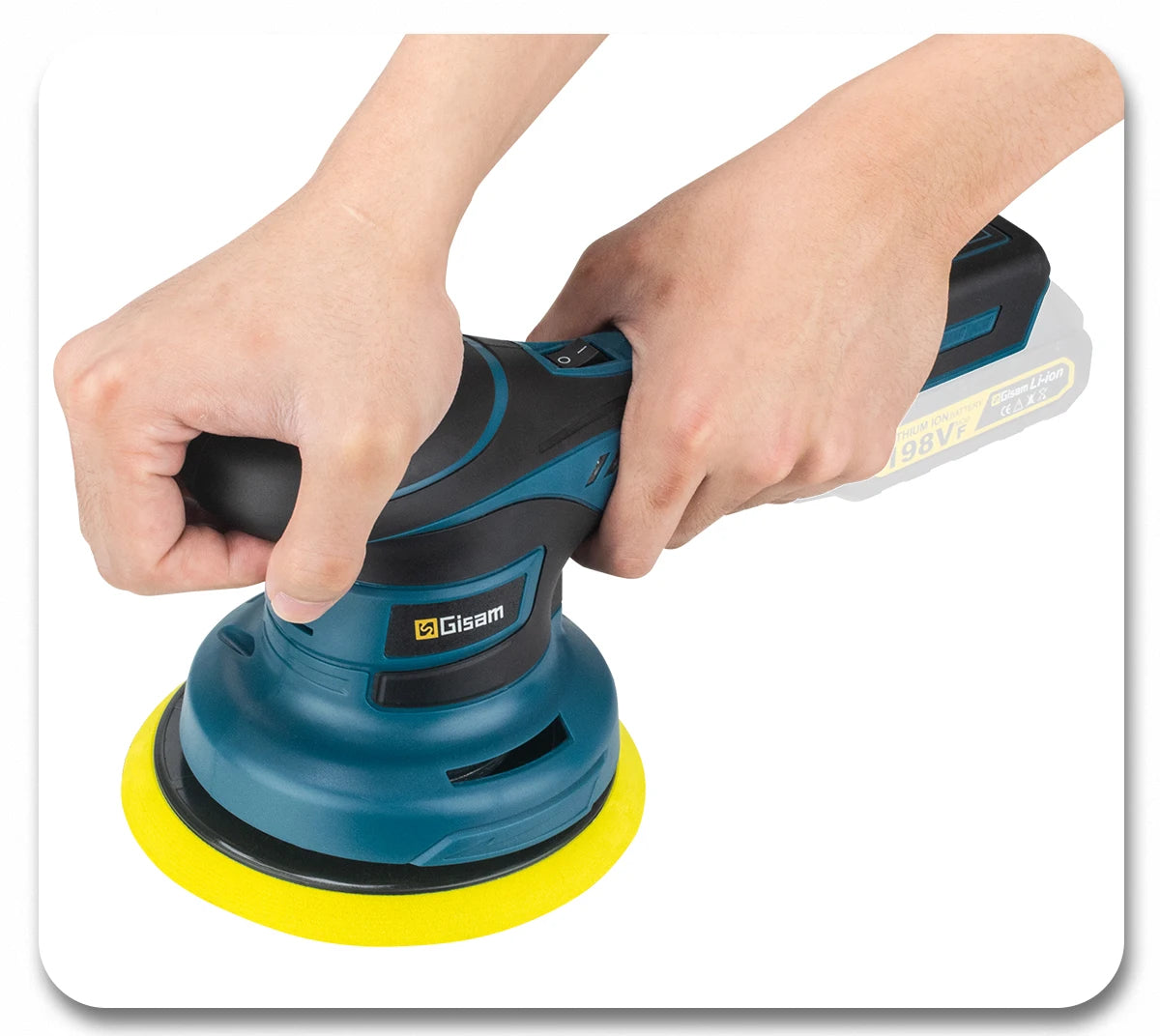 Makita Compatible 18V JV Gisam Brushless Car Polisher 6Gears Adjustment Wireless Car Polishing Machine Electric Polish Tool For Makita 18v Battery Pins