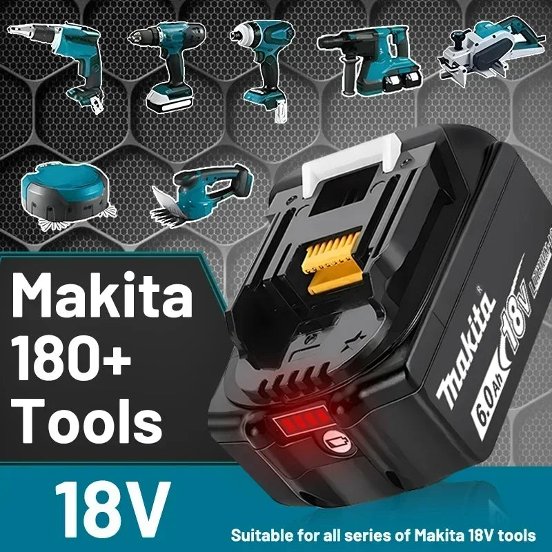 Makita Genuine 18V 6Ah BL1860 battery with original packaging